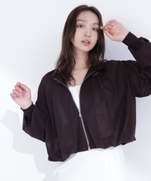 NATURAL BEAUTY BASIC | ◇エアリーギャザーブルゾン(ブルゾン)