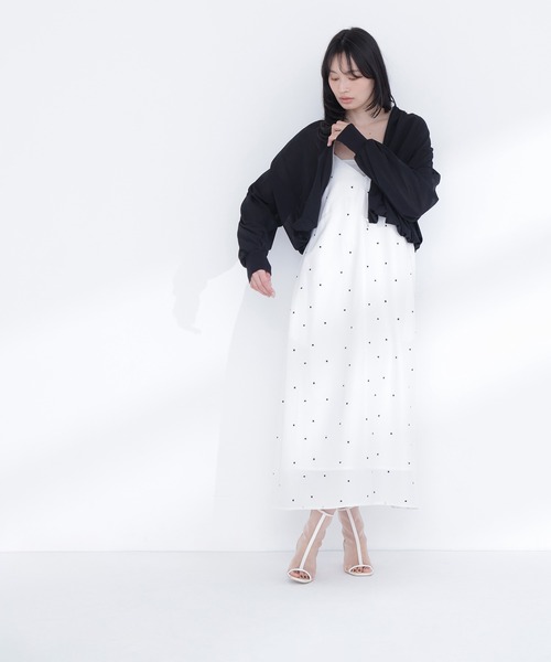 NATURAL BEAUTY BASIC（ナチュラルビューティーベーシック）の「◇エアリーギャザーブルゾン（ブルゾン・レディース・ブラウン/ブラック/オフホワイト・FREE）」の5枚目の写真