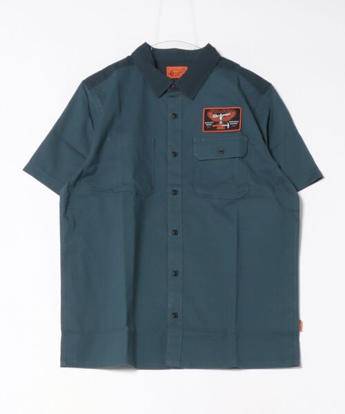 VOLCOM(ボルコム)の「VOLCOM メンズ SLAB CITY SS 半袖シャツ 【2026年春夏モデル】(シャツ/ブラウス・メンズ・ブルー系その他・X-LARGE/LARGE/MEDIUM/SMALL)」の8枚目の写真