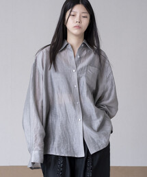 eunoia | シアー オーバーサイズシャツ WOMEN