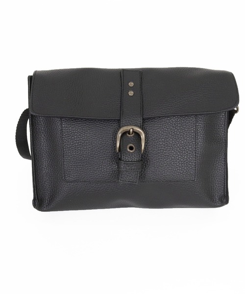 Magine(マージン)の「mko13478-Synthetic Leather Compact Flap Bag フラップバッグ(MGN-261-055)(ショルダーバッグ・メンズ・ブラック・FREE)」の12枚目の写真