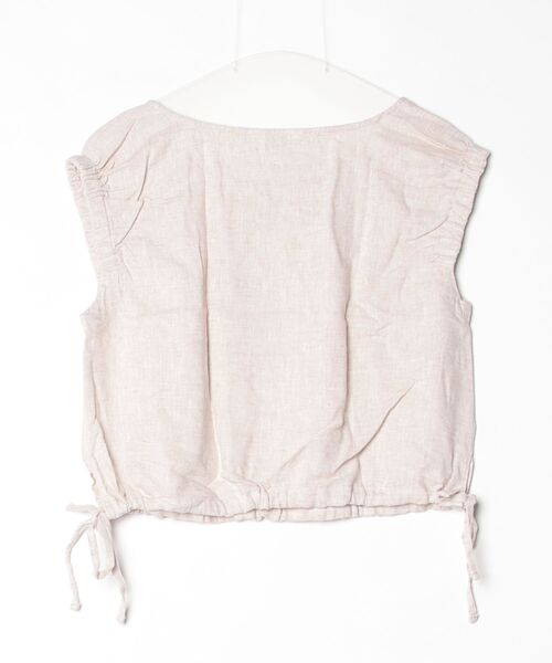 BANANA REPUBLIC FACTORY STORE(バナナリパブリック ファクトリーストア)の「BANANA REPUBLIC FACTORY STORE リネンブレンド サイドタイ トップス(シャツ/ブラウス・レディース・ベージュ/ホワイト系その他・L/M/S/XS)」の3枚目の写真