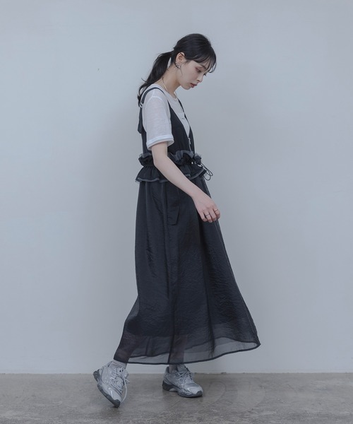 Eimee Law(エイミーロウ)の「ロゴプリントコンパクトシアーTシャツ(Tシャツ/カットソー・レディース・サックスブルー/ブラック/オフホワイト/ライトグレー・FREE)」の10枚目の写真