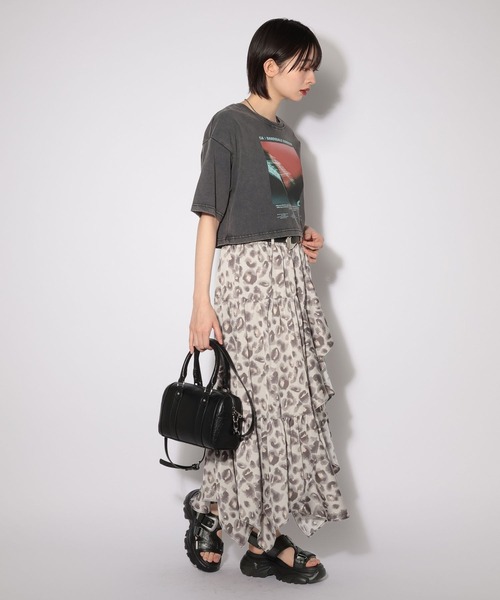 PAGEBOY（ページボーイ）の「ブラーフォトT（Tシャツ/カットソー・レディース・オフホワイト/チャコールグレー/ブルー・FREE/SMALL）」の12枚目の写真