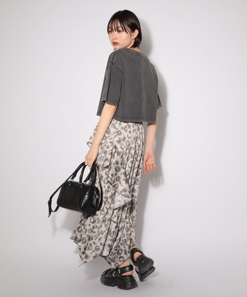 PAGEBOY（ページボーイ）の「ブラーフォトT（Tシャツ/カットソー・レディース・オフホワイト/チャコールグレー/ブルー・FREE/SMALL）」の14枚目の写真