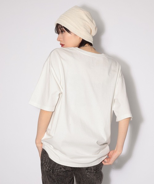 PAGEBOY（ページボーイ）の「ブラーフォトT（Tシャツ/カットソー・レディース・オフホワイト/チャコールグレー/ブルー・FREE/SMALL）」の10枚目の写真