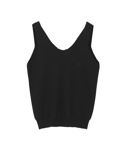 CONVERSE TOKYO（コンバーストウキョウ）の「BACK OPEN KNIT TOP（ベスト・レディース・ブラウン/ブラック/杢グレー・FREE）」の14枚目の写真