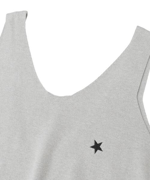 CONVERSE TOKYO（コンバーストウキョウ）の「BACK OPEN KNIT TOP（ベスト・レディース・ブラウン/ブラック/杢グレー・FREE）」の17枚目の写真