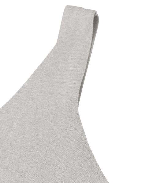 CONVERSE TOKYO（コンバーストウキョウ）の「BACK OPEN KNIT TOP（ベスト・レディース・ブラウン/ブラック/杢グレー・FREE）」の18枚目の写真