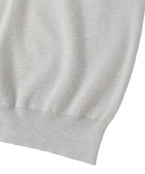 CONVERSE TOKYO（コンバーストウキョウ）の「BACK OPEN KNIT TOP（ベスト・レディース・ブラウン/ブラック/杢グレー・FREE）」の20枚目の写真