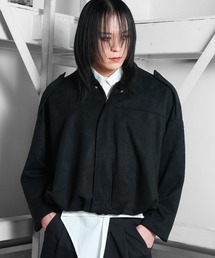 Ruze（ルゼ）の「Suede touch cropped balloon jacket /スエード タッチ クロップド バルーン ジャケット（ブルゾン）」
