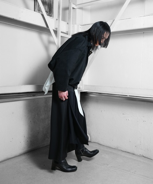 Ruze(ルゼ)の「Suede touch cropped balloon jacket /スエード タッチ クロップド バルーン ジャケット(ブルゾン・メンズ・ブラック・FREE)」の12枚目の写真