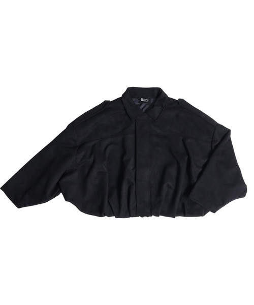 Ruze(ルゼ)の「Suede touch cropped balloon jacket /スエード タッチ クロップド バルーン ジャケット(ブルゾン・メンズ・ブラック・FREE)」の9枚目の写真
