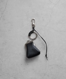 SENTI（センティ）の「"SHRINK LEATHER MINI ”GAMAGUCHI"" KEYCHAIN　シュリンクレザー ミニがま口キーチェーン"（キーホルダー）」