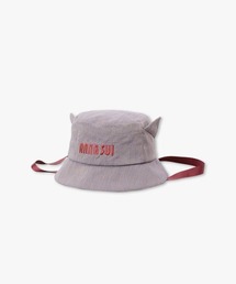 ANNA SUI | ネコ耳ロゴ刺しゅうクロッシェ(ハット)