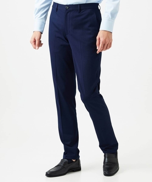MICHEL KLEIN HOMME (ミッシェルクランオム)の「【セットアップ】メッシュテーラードスラックスパンツ(スラックス・メンズ・ブラック/ベージュ/ネイビー・MEDIUM/LARGE/X-LARGE)」の3枚目の写真