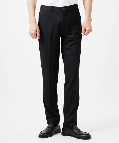 MICHEL KLEIN HOMME (ミッシェルクランオム)の「【セットアップ】メッシュテーラードスラックスパンツ(スラックス・メンズ・ブラック/ベージュ/ネイビー・MEDIUM/LARGE/X-LARGE)」の1枚目の写真