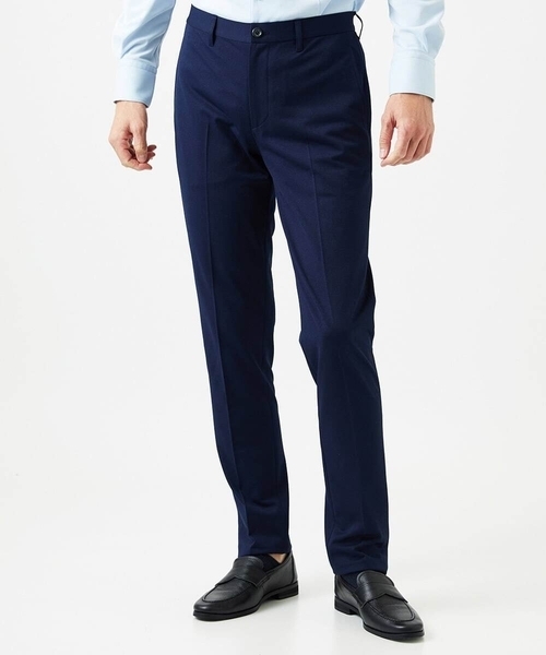 MICHEL KLEIN HOMME (ミッシェルクランオム)の「【セットアップ】メッシュテーラードスラックスパンツ(スラックス・メンズ・ブラック/ベージュ/ネイビー・MEDIUM/LARGE/X-LARGE)」の4枚目の写真
