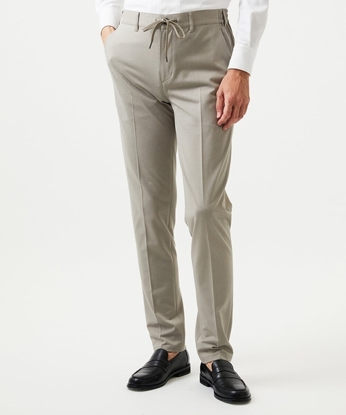 MICHEL KLEIN HOMME (ミッシェルクランオム)の「【セットアップ】メッシュテーラードスラックスパンツ(スラックス・メンズ・ブラック/ベージュ/ネイビー・MEDIUM/LARGE/X-LARGE)」の10枚目の写真