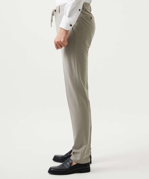 MICHEL KLEIN HOMME (ミッシェルクランオム)の「【セットアップ】メッシュテーラードスラックスパンツ(スラックス・メンズ・ブラック/ベージュ/ネイビー・MEDIUM/LARGE/X-LARGE)」の12枚目の写真