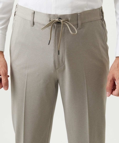 MICHEL KLEIN HOMME (ミッシェルクランオム)の「【セットアップ】メッシュテーラードスラックスパンツ(スラックス・メンズ・ブラック/ベージュ/ネイビー・MEDIUM/LARGE/X-LARGE)」の15枚目の写真