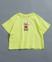 BREEZE（ブリーズ）の「【WEB限定】ワンポイントサガラワッペン半袖Tシャツ（Tシャツ/カットソー）」