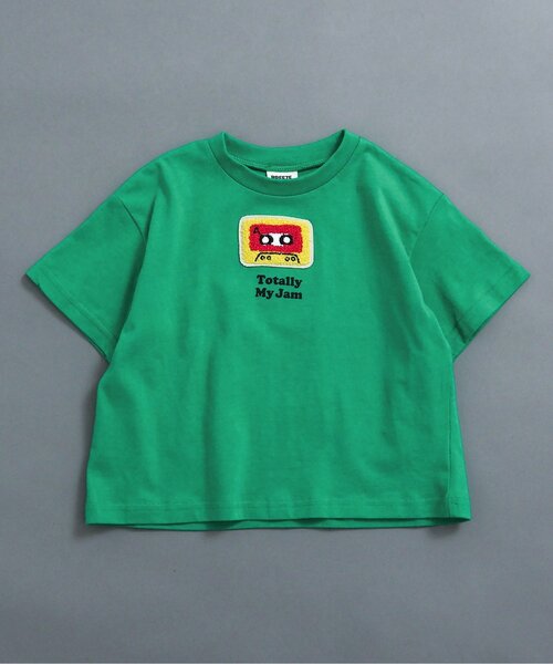 BREEZE(ブリーズ)の「【WEB限定】ワンポイントサガラワッペン半袖Tシャツ(Tシャツ/カットソー・キッズ・ブラック/ブラウン/グリーン/ライム/ミント/オレンジ・90/100/110/120/130/140/150)」の4枚目の写真