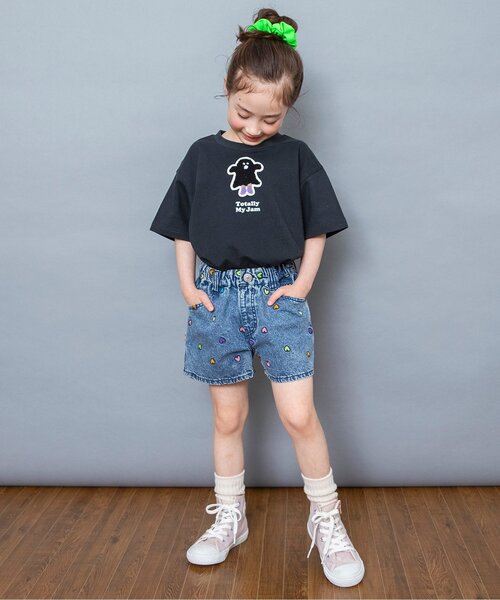 BREEZE(ブリーズ)の「【WEB限定】ワンポイントサガラワッペン半袖Tシャツ(Tシャツ/カットソー・キッズ・ブラック/ブラウン/グリーン/ライム/ミント/オレンジ・90/100/110/120/130/140/150)」の7枚目の写真
