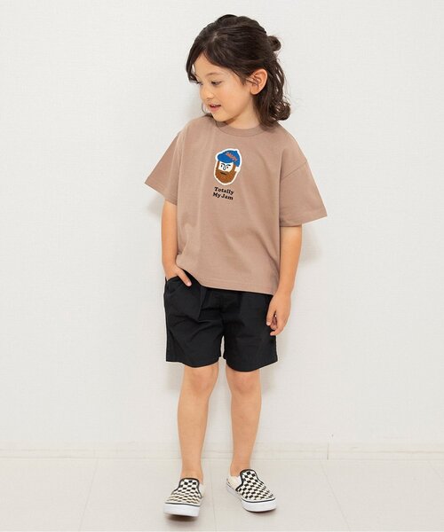 BREEZE(ブリーズ)の「【WEB限定】ワンポイントサガラワッペン半袖Tシャツ(Tシャツ/カットソー・キッズ・ブラック/ブラウン/グリーン/ライム/ミント/オレンジ・90/100/110/120/130/140/150)」の9枚目の写真