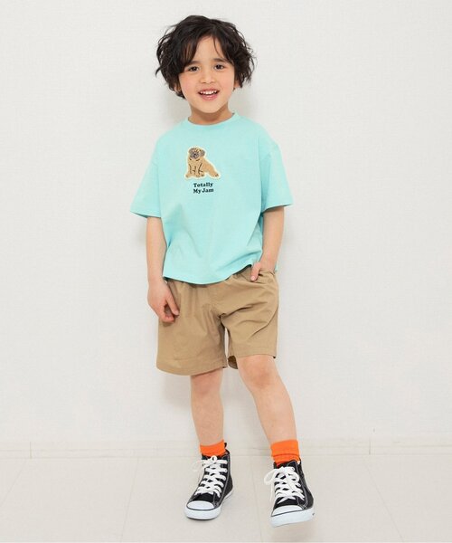 BREEZE(ブリーズ)の「【WEB限定】ワンポイントサガラワッペン半袖Tシャツ(Tシャツ/カットソー・キッズ・ブラック/ブラウン/グリーン/ライム/ミント/オレンジ・90/100/110/120/130/140/150)」の11枚目の写真