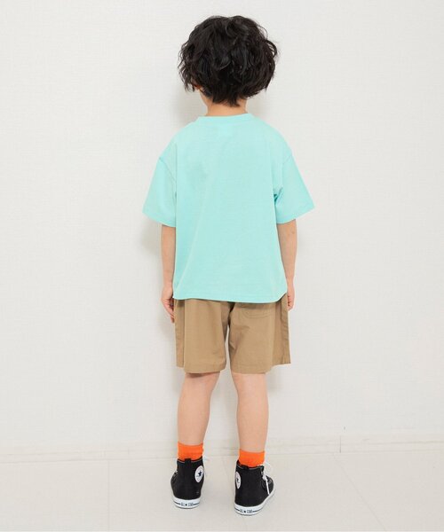 BREEZE(ブリーズ)の「【WEB限定】ワンポイントサガラワッペン半袖Tシャツ(Tシャツ/カットソー・キッズ・ブラック/ブラウン/グリーン/ライム/ミント/オレンジ・90/100/110/120/130/140/150)」の12枚目の写真