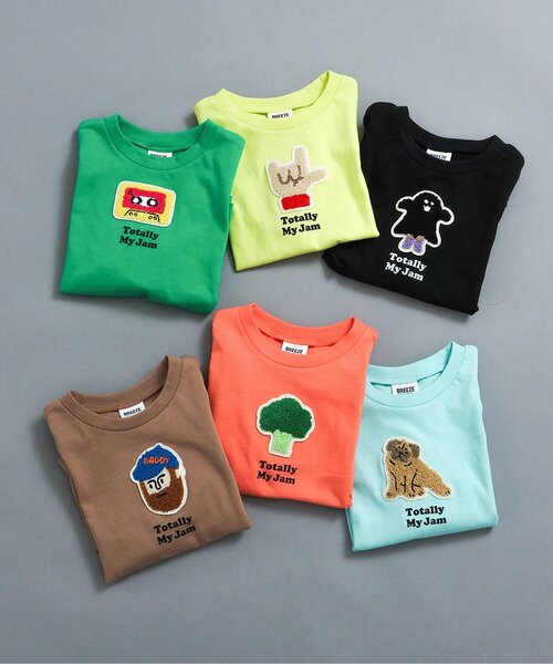 BREEZE(ブリーズ)の「【WEB限定】ワンポイントサガラワッペン半袖Tシャツ(Tシャツ/カットソー・キッズ・ブラック/ブラウン/グリーン/ライム/ミント/オレンジ・90/100/110/120/130/140/150)」の13枚目の写真