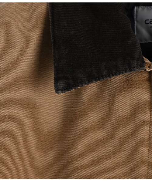 Carhartt WIP（カーハートダブリューアイピー）の「Carhartt WIP / カーハート ワークインプログレス：OG DETROIT JACKET：I035614[WAX]（その他アウター・メンズ・ブラウン・L/M/S）」の3枚目の写真