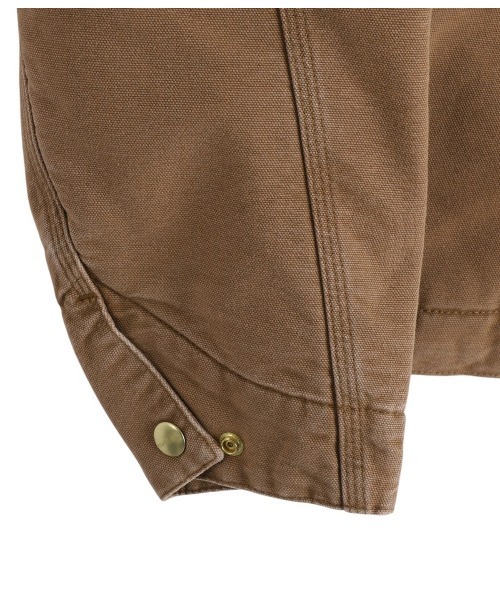 Carhartt WIP（カーハートダブリューアイピー）の「Carhartt WIP / カーハート ワークインプログレス：OG DETROIT JACKET：I035614[WAX]（その他アウター・メンズ・ブラウン・L/M/S）」の8枚目の写真