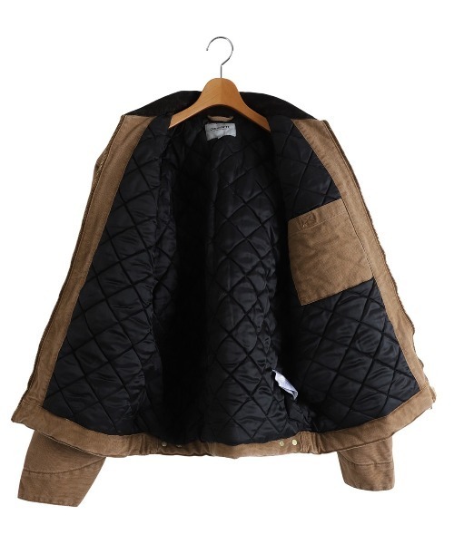 Carhartt WIP（カーハートダブリューアイピー）の「Carhartt WIP / カーハート ワークインプログレス：OG DETROIT JACKET：I035614[WAX]（その他アウター・メンズ・ブラウン・L/M/S）」の9枚目の写真