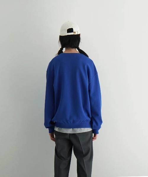 crepuscule(クレプスキュール)の「【EXCLUSIVE】crepuscule Co/ra moss stitch p/o(ニット/セーター・メンズ・ヘザーグレー/グレー系その他/ブルー・2/1)」の11枚目の写真