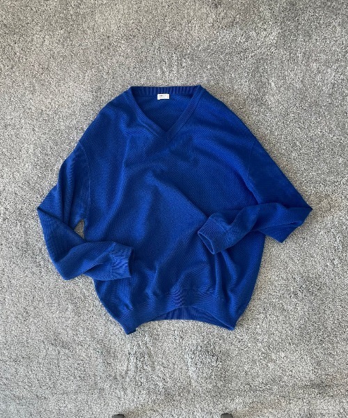 crepuscule(クレプスキュール)の「【EXCLUSIVE】crepuscule Co/ra moss stitch p/o(ニット/セーター・メンズ・ヘザーグレー/グレー系その他/ブルー・2/1)」の10枚目の写真