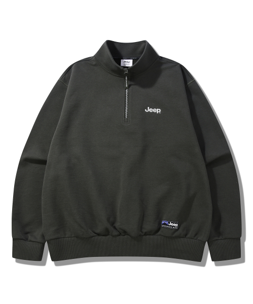 JEEP（ジープ）の「[360g] M-ロゴ ハーフジップ スウェット (JQ5TSU838KH)（スウェット・レディース・その他・2XL/LARGE/MEDIUM/SMALL/X-LARGE）」の2枚目の写真
