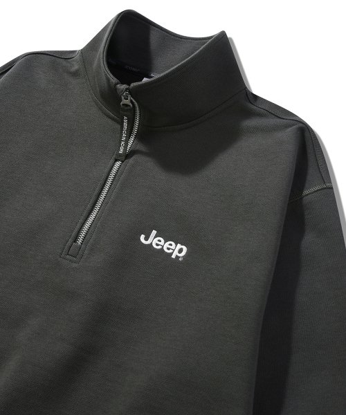 JEEP（ジープ）の「[360g] M-ロゴ ハーフジップ スウェット (JQ5TSU838KH)（スウェット・レディース・その他・2XL/LARGE/MEDIUM/SMALL/X-LARGE）」の4枚目の写真