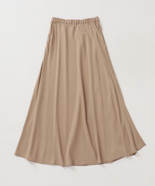 SLOBE IENA（スローブイエナ）の「《3サイズ展開/シリーズあり/追加》フィブリルマーメイドフレアスカート（スカート・レディース・ベージュ/ブラック系その他/ブラック・36/38/40）」の5枚目の写真