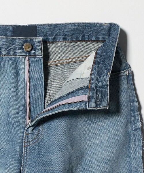 SERGE de bleu（サージ）の「＜SERGE de bleu＞リメイク 2トーン カットオフ デニムパンツ（デニムパンツ・レディース・コバルトブルー・24/25）」の7枚目の写真