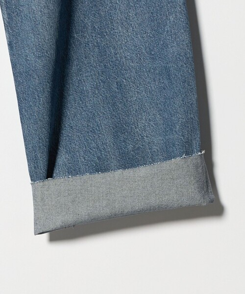 SERGE de bleu（サージ）の「＜SERGE de bleu＞リメイク 2トーン カットオフ デニムパンツ（デニムパンツ・レディース・コバルトブルー・24/25）」の9枚目の写真