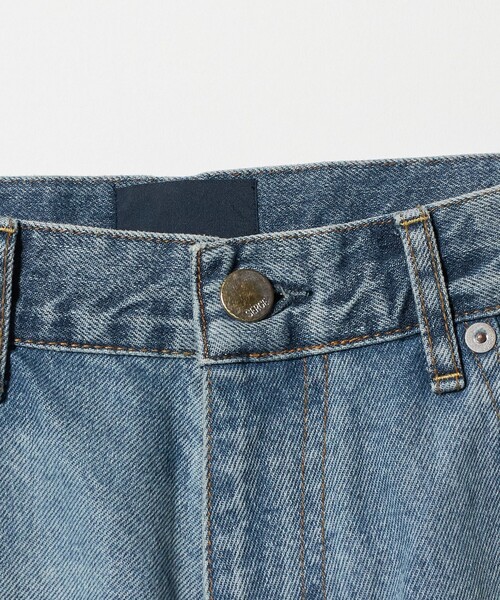 SERGE de bleu（サージ）の「＜SERGE de bleu＞リメイク 2トーン カットオフ デニムパンツ（デニムパンツ・レディース・コバルトブルー・24/25）」の10枚目の写真