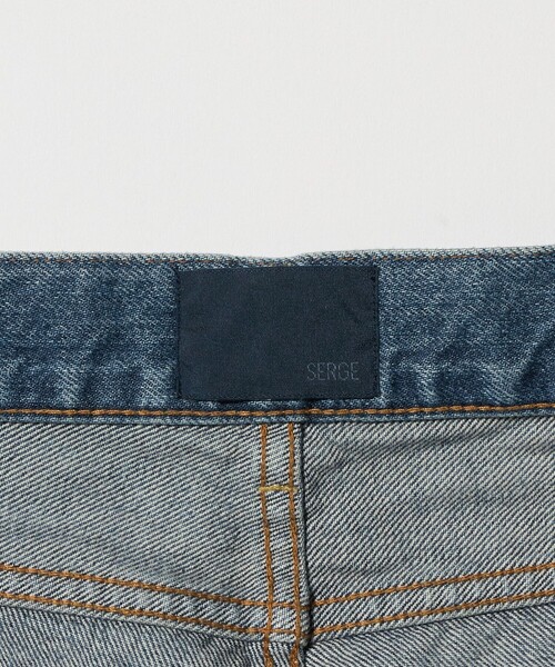 SERGE de bleu（サージ）の「＜SERGE de bleu＞リメイク 2トーン カットオフ デニムパンツ（デニムパンツ・レディース・コバルトブルー・24/25）」の12枚目の写真