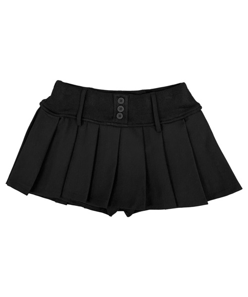 FOLLOWIN(フォロウィン)の「ウエストボタンプリーツスカート(スカート・レディース・グレー/ホワイト/ブラック・SMALL/LARGE/MEDIUM)」の6枚目の写真