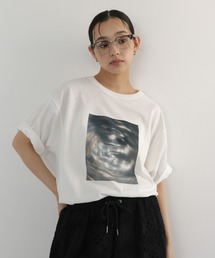 【接触冷感・UVカット】マーブルフォトTシャツ