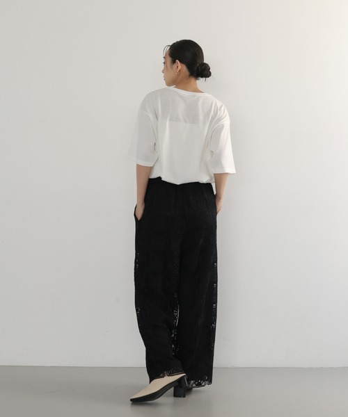 hellam(へラム)の「【接触冷感・UVカット】マーブルフォトTシャツ(Tシャツ/カットソー・レディース・ホワイト系2/ホワイト系1/ホワイト系3・FREE)」の13枚目の写真