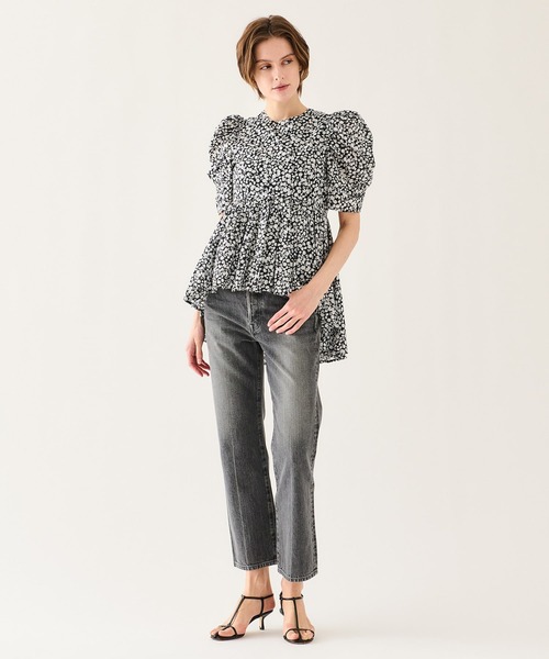 MARIHA(マリハ)の「MARIHA / セレナーデのブラウス ハーフスリーブ(シャツ/ブラウス・レディース・ダークブラック・36)」の4枚目の写真