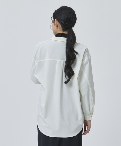 adidas(アディダス)の「【adidas×アルペン限定モデル】アディダス adidasアルペン シアー 長袖シャツ(シャツ/ブラウス・レディース・オフホワイト/ラベンダー・S/M/L/XL)」の12枚目の写真