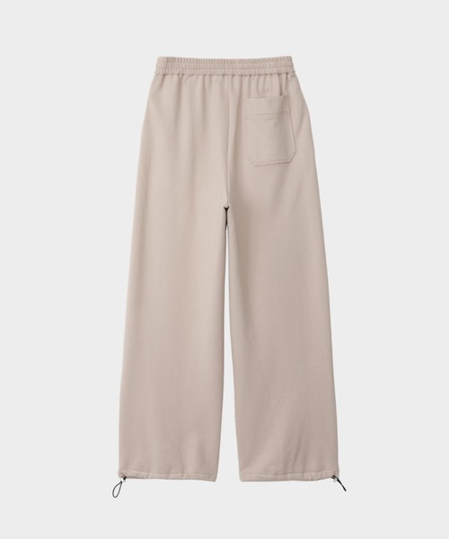 CINOH(チノ)の「HELENE HEAVY SWEAT DRAWSTRING LOUNGE PANTS(スウェットパンツ・メンズ・ブラック/ベージュ・46)」の9枚目の写真